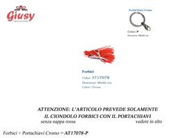 Ciondolo Forbici Con Portachiavi