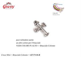 Ciondolo Croce Mini Con Bracciale