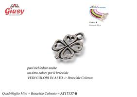Ciondolo Quadrifoglio Mini Con Bracciale