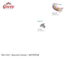 Ciondolo Mini Tao Chrome Con Bracciale