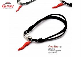 Bracciale C/Corno Rosso 30x8Mm