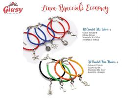 Bracciali Con Ciondoli Musicali 4 Soggetti 15x15Mm