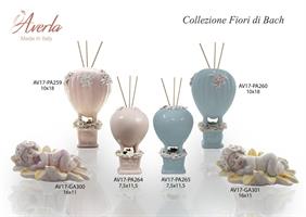 Mongolfiera Cipria Fiori Di Bach Cm 10x18 Completo Di Scatola Trofeo