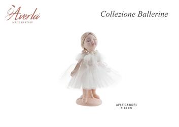 Ballerina Piccola In Piedi Bianca H.13 Cm In Porcellana Di Capodimonte Completa Di Scatola Trofeo