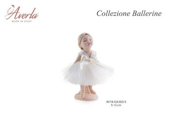 Ballerina Piccola In Piedi Con Chignon Bianca H.13 Cm In Porcellana Di Capodimonte Completa Di Scatola Trofeo