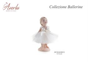 Ballerina Piccola In Piedi Con Chignon Bianca H.13 Cm In Porcellana Di Capodimonte Completa Di Scatola Trofeo