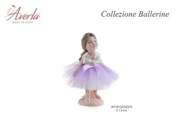 Ballerina Piccola In Piedi Con Chignon Lilla H.13 Cm In Porcellana Di Capodimonte Completa Di Scatola Trofeo