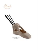 Profumatore Scarpa Ballerina Color Cipria In Porcellana Di Capodimonte 15,5xh.8Cm Completo Di Scatola