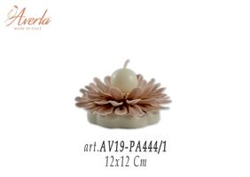 Ninfea Portacandela Cipria 12x12 Cm In Porcellana Di Capodimonte Completa Di Scatola Trofeo