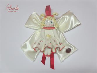 Bimba AVERLA Con Codini Bionda + Fiocco H.12 Cm