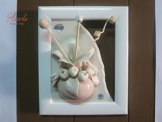 Cornice AVERLA Con Profumatore Con Decorazione Futta Mista H.18x15 Cm Con Scatola