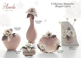 Quadretto Profumatore Cipria Con Magnolia 11x15x5,5 Cm Completo Di Scatola Trofeo