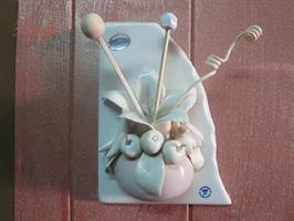 Quadretto AVERLA Con Profumatore Con Decorazione Frutta Mista H.15x11 Cm Con Scatola Trofeo
