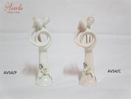 Profumatori Cipria Sposi Stilizzati 13 Cm Cipria Con Scatola