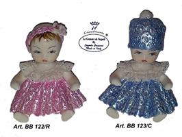 Bimba Con Cappellino Pizzo Celeste