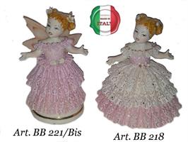Bambina Valeria Su Cono In Capodimonte Completa di Astuccio Disponibile Su Richiesta Anche In Altri Colori