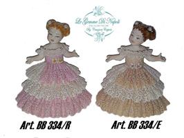 Bimba Valeria Con Grembiulino Di Porcellana Completo Di astuccio Disponibile Su Richiesta In Altri Colori