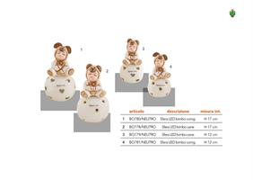 Bimbo Cane Su Sfera Traforata A Led Con Stelle H 17 Cm Neutro
