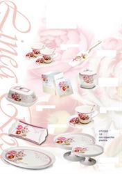 Alzata Grande Linea Rose 28x11 Cm Con Astuccio 1*6