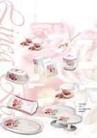 Alzata Grande Linea Rose 28x11 Cm Con Astuccio 1*6