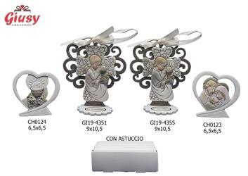 Cuore In Resina Con Calice 6,5x6,5 Cm 12*288