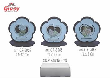 Icona Religiosa In Legno 11x12Cm Sacra Famiglia Completa Di Scatola