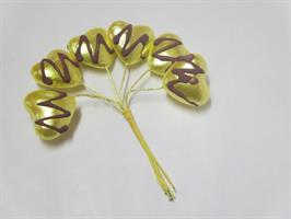Cuore Party Giallo 36*144