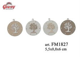 Medaglione Albero Della Vita 2 Soggetti Assortiti 5,5x0,8x6 Cm 24*288