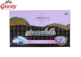 GIANDUIA ROSA: Anima In Cioccolato A Forma Di Mandorla Confettata Colore Rosa 1 Kg