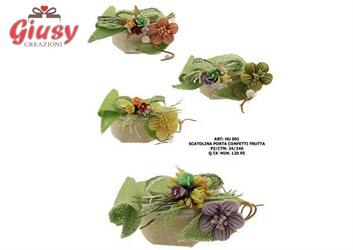 Scatola Porta-Confetti Frutta 4*480