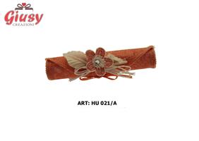 Cilindro Porta-Confetti Con Fiore Arancio 24*288