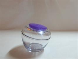 Saliera In Plex 6x5Cm Con Tappo Lilla