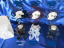 Candeliere Plexi Ambra 11x12