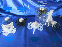 Candeliere Plexi 13x6 Ambra Scatola Plexi