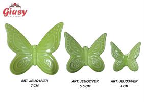Farfalla Verde Grande 7 Cm 12*192