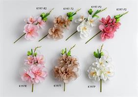Composizione Fresia Con Fiori Rosa  20*200
