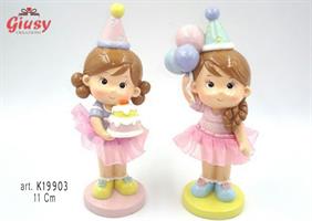 Bimba Party In Resina 2 Assortiti 12*144