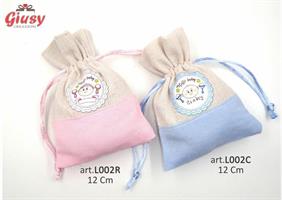 Sacchetto Hello Baby Celeste 12*120 12Cm