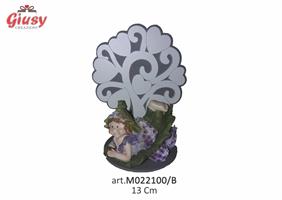 Albero Della Vita Con Bimbo Ortensia Su Foglia 13 Cm