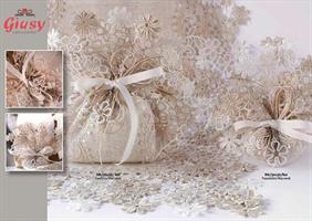 Fazzoletto Macramè 30x30 Cm Naturale