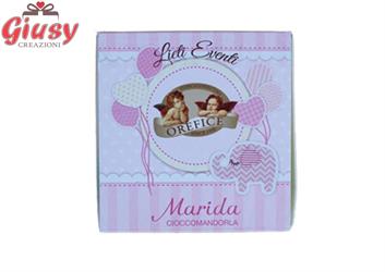 MARIDA ROSA:Mandorla Tostata Ricoperta Di Cioccolato Colore Rosa 500Gr Senza Amidi