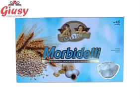 MORBIDELLI BIANCHI: Cuore Cereale Al Cacao Ricoperto Di Cioccolato Bianco 900 Gr
