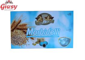 MORBIDELLI CELESTE: Cuore Di Cereale Al Cacao Ricoperto Di Cioccalato Bianco 900 Gr