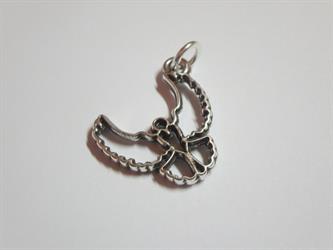 Ciondolo Filo Calice In Ottone Placcato Argento 3.5 Cm