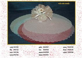 Rete Pizzo Tondo Crema 50*2500