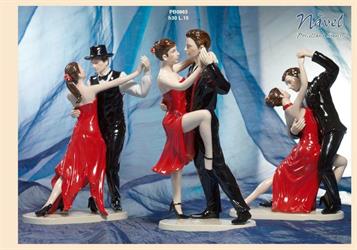 Ballerini Tango Cm 30 Porcellana Navel 3 Soggetti Assortiti 3*6