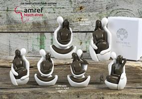 Innamorati Stilizzati 8,5 Cm 4 Soggetti Assortiti In Resina Completo Di Scatola   4*60