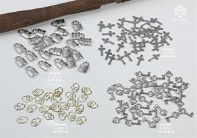 Set 36 Croci Decorate 2.3CM Plastica 1*192