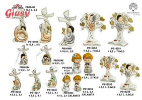 Appendino Croce Stilizzata Sacra Famiglia 5,5 Cm In Resina 24*240