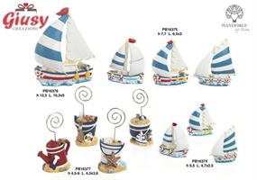 Segnaposto Secchiello Mare/Clip In Resina 4 Soggetti Assortiti 9 Cm 12*144